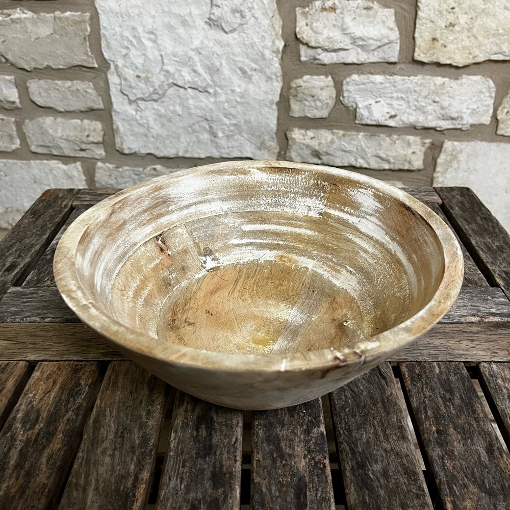 Wooden bowl